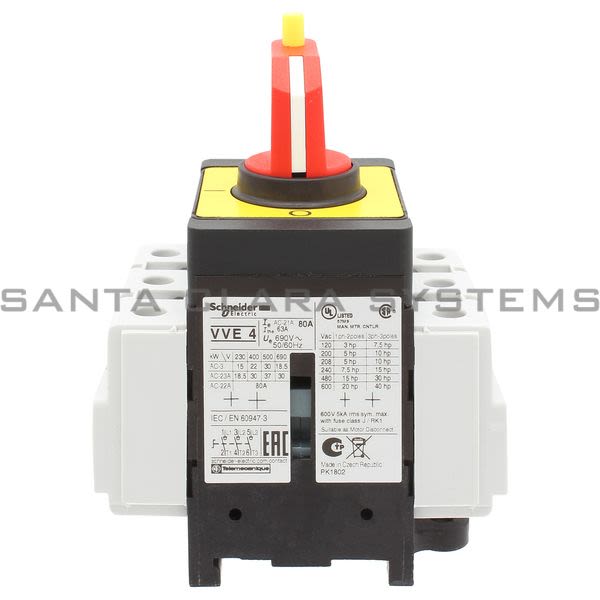 Telemecanique VVE4 Emergency Stop Switch Disconnector Product Image