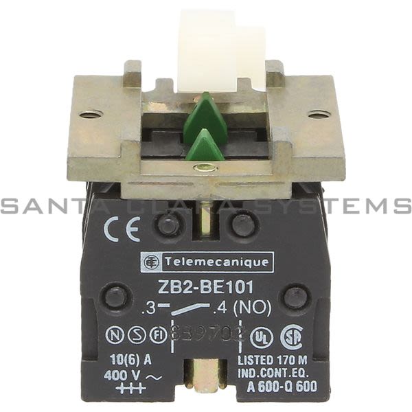 Telemecanique XACS103 spring return contact block - 2 NO - base mounting Product Image