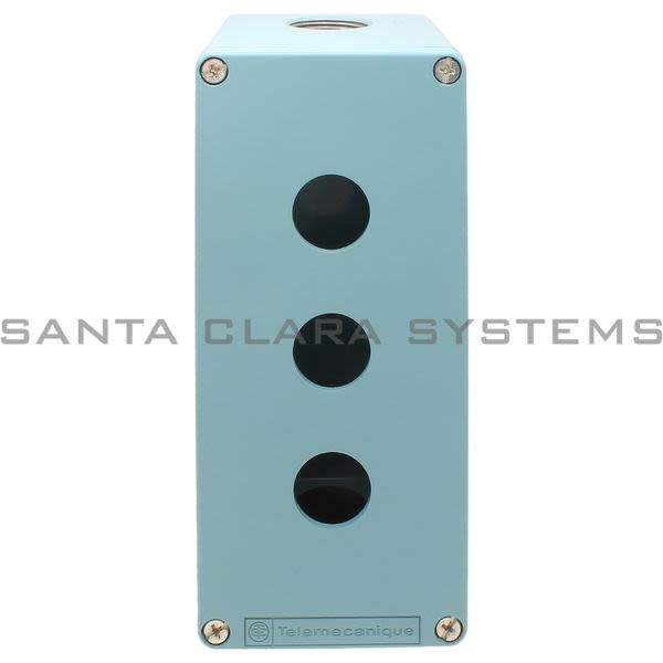 Telemecanique XAPM3503 die-cast empty control station - XAPM - Ø22 - zinc alloy - 3 horizontal openings Product Image