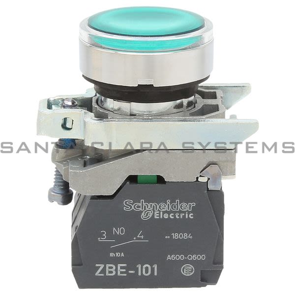 Telemecanique XB4BW33G5 Pushbutton Product Image