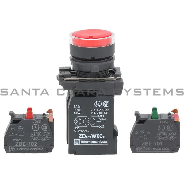 Telemecanique XB5AW3435 Pushbutton Product Image