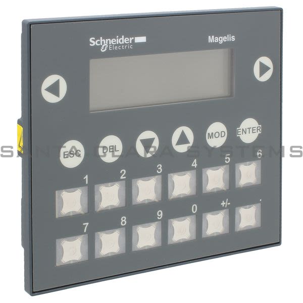 Telemecanique XBTR400 small panel with keypad - matrix screen - green - 122 x 32 pixels - 5 V DC Product Image
