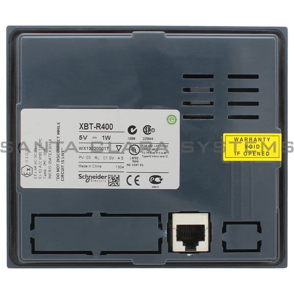 Telemecanique XBTR400 small panel with keypad - matrix screen - green - 122 x 32 pixels - 5 V DC Product Image