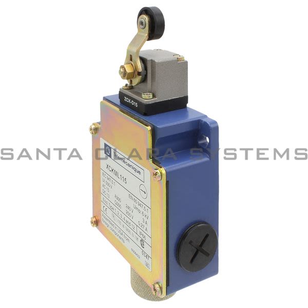 Telemecanique XCKML115 limit switch XCKML - thermoplastic roller lever - 2x(1NC+1NO) - snap - Pg13 Product Image