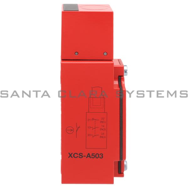 Telemecanique XCSA503 metal safety switch XCSA - 1 NC + 2 NO - slow break - 1 entry tapped 1/2&quot; NPT Product Image