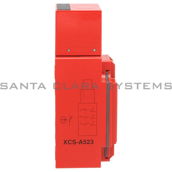 Telemecanique XCSA523  metal safety switch XCSA - 1 NC + 2 NO - slow break - 1 entry tapped 1/2" NPT Product Image