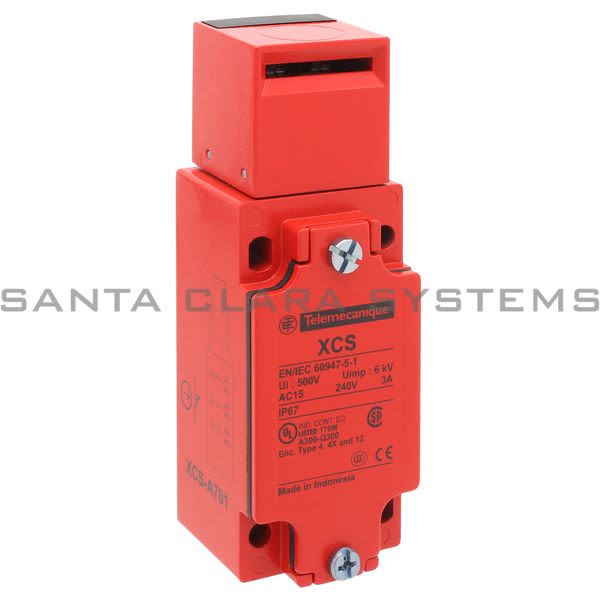 Telemecanique XCSA701  metal safety switch XCSA - 2 NC + 1 NO - slow break - 1 entry tapped Pg 13 Product Image