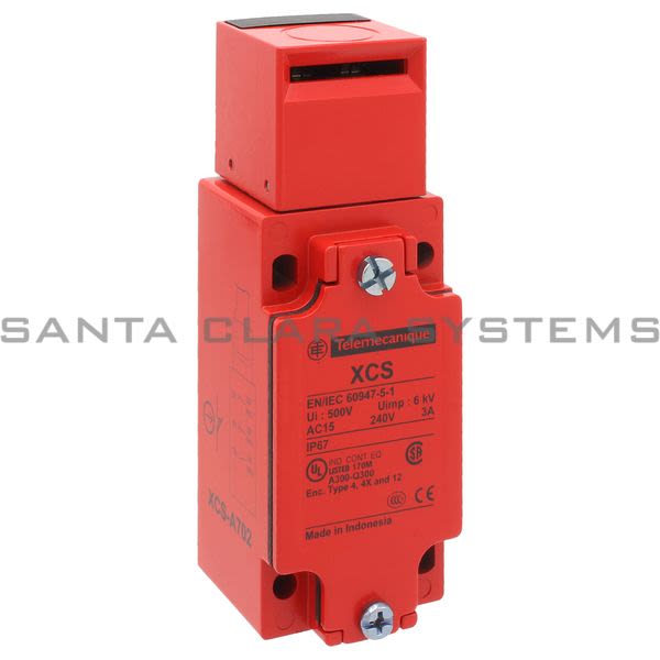 Telemecanique XCSA702  metal safety switch XCSA - 2 NC + 1 NO - slow break - 1 entry tapped M20 Product Image