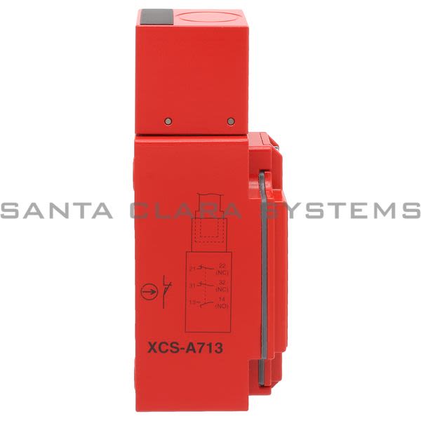 Telemecanique XCSA713  metal safety switch XCSA - 2 NC + 1 NO - slow break - 1 entry tapped 1/2" NPT Product Image