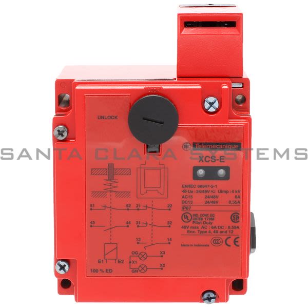 Telemecanique XCSE7311 metal safety switch XCSE - 2NC+1NO - slow break - 2 entries tapped Pg 13- 24V Product Image