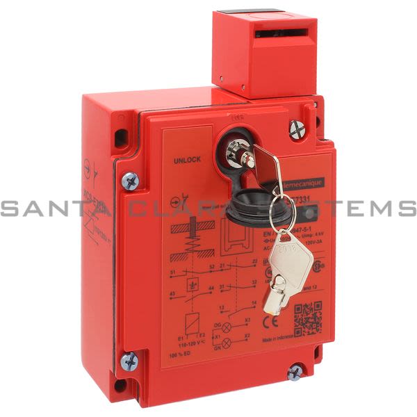 Telemecanique XCSE7331 metal safety switch XCSE - 2NC+1NO- slow break-2entries tapped Pg 13- 110/120V Product Image