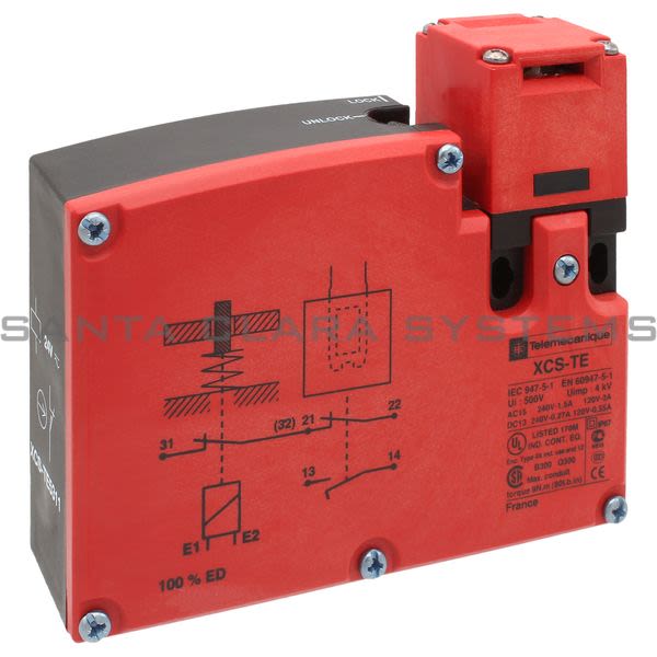 Telemecanique XCSTE5311 plastic safety switch XCSTE - 1NC+1NO- slow break- 2 entries tapped Pg 11 - 24V Product Image