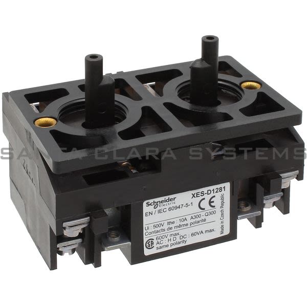 Telemecanique XESD1281 PENDANT STATION CONTACT 600VAC 10A XE Product Image