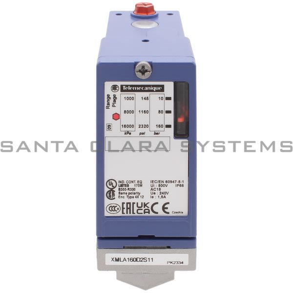 Telemecanique XMLA160D2S11 pressure switch XMLA 160 bar - fixed scale 1 threshold - 1 C/O Product Image