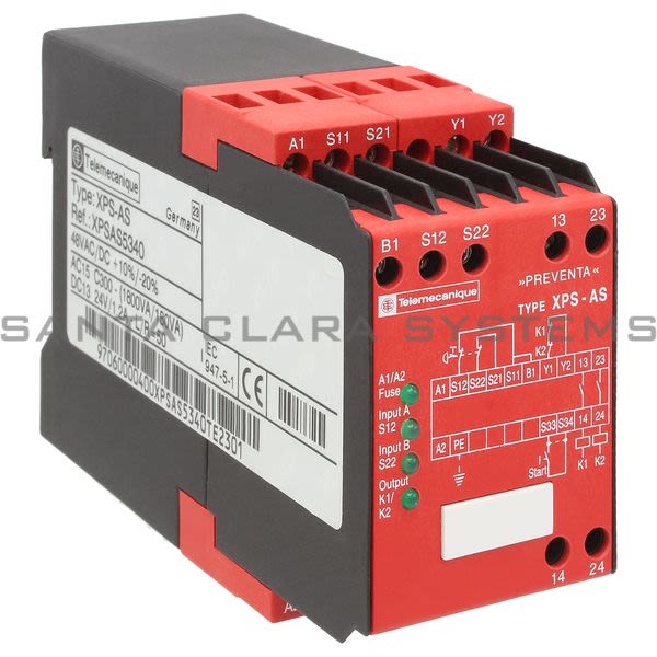 Telemecanique XPSAS5340 Safety Relay Product Image