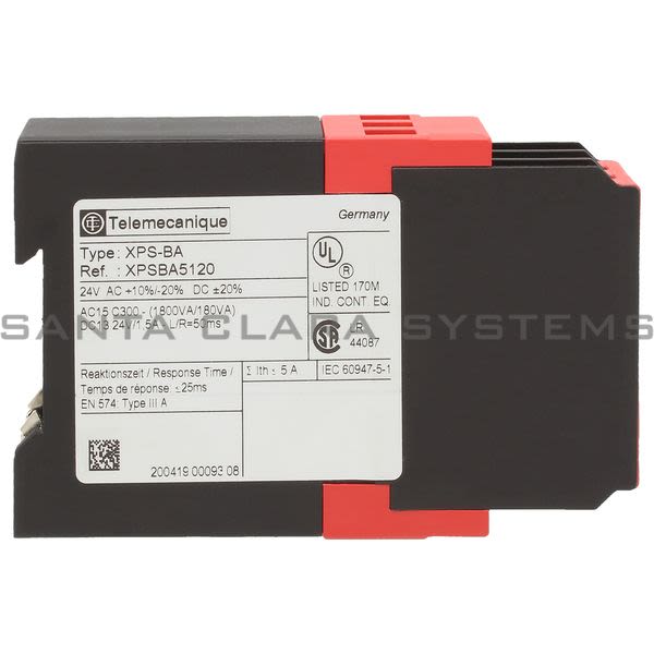 Telemecanique XPSBA5120 Safety Relay Product Image