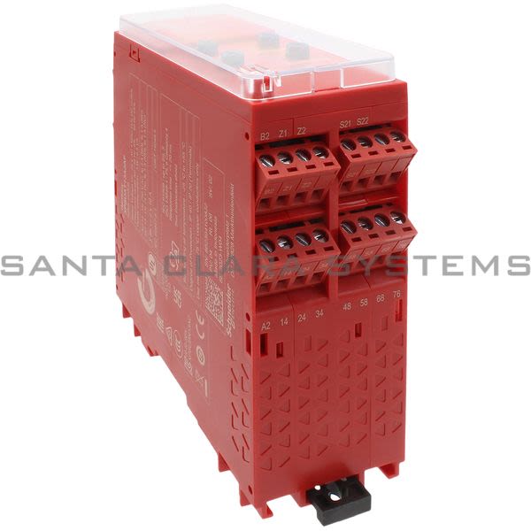 Telemecanique XPSUAT13A3AP Preventa module Cat.4 features XPSUAK + delayed outputs 24vac/dc screw Product Image