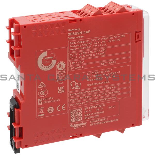 Telemecanique XPSUVN11AP Safety Module Product Image