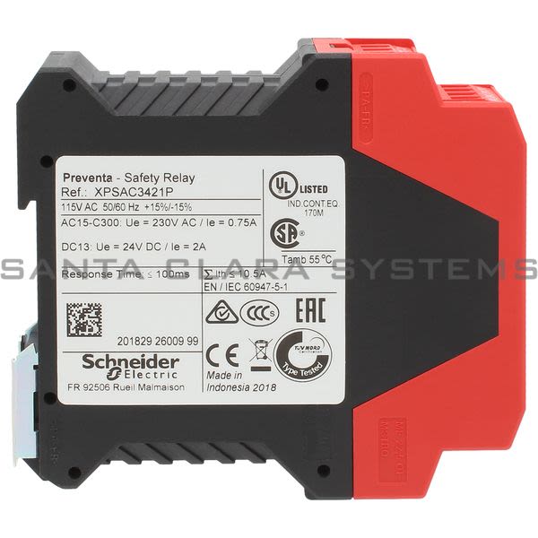 Telemecanique XPSAC3421P module XPSAC - Emergency stop - 115 V AC Product Image