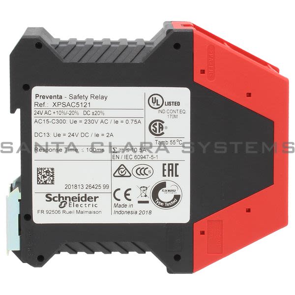 Telemecanique XPSAC5121 module XPSAC - Emergency stop - 24 V AC DC Product Image