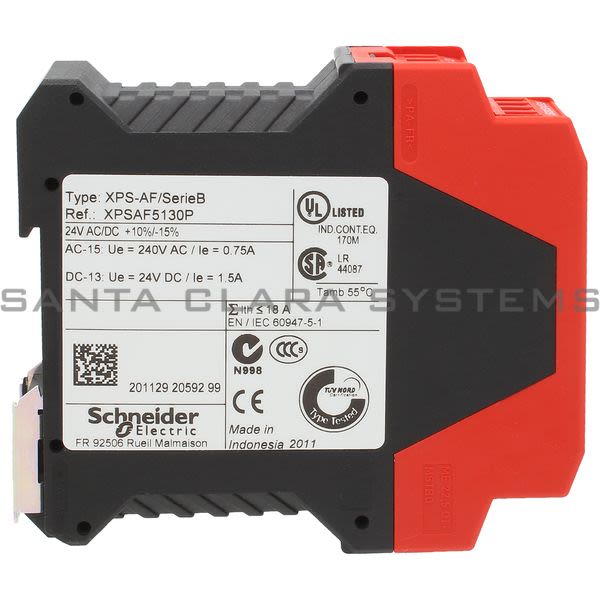 Telemecanique XPSAF5130P module XPSAF - Emergency stop - 24 V AC DC Product Image