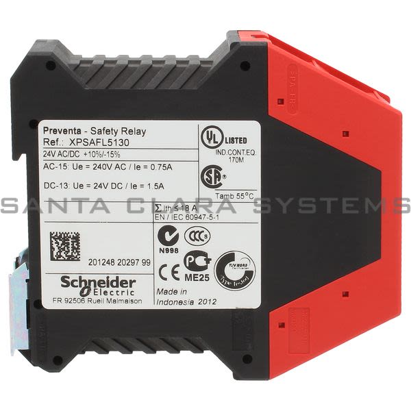 Telemecanique XPSAFL5130 module XPSAF - Emergency stop - 24 V AC DC Product Image