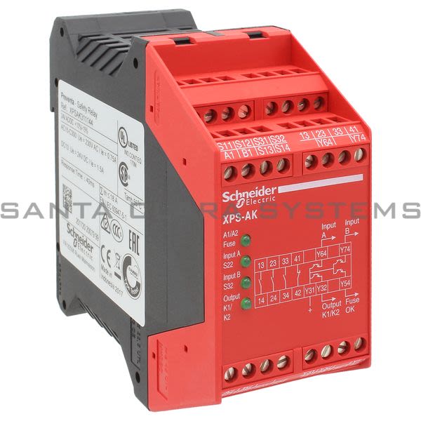 Telemecanique XPSAK311144 module XPSAK - Emergency stop - 24 V AC DC Product Image