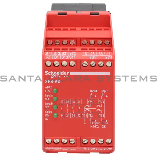 Telemecanique XPSAK311144 module XPSAK - Emergency stop - 24 V AC DC Product Image