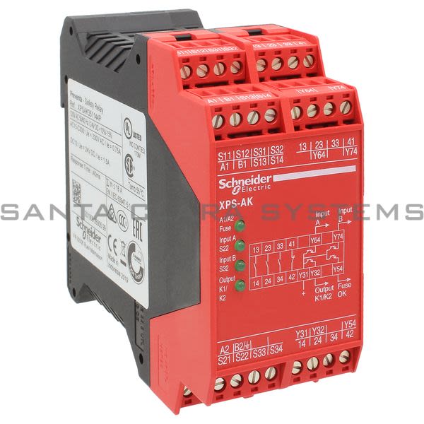 Telemecanique XPSAK351144P module XPSAK - Emergency stop - 120 V AC Product Image