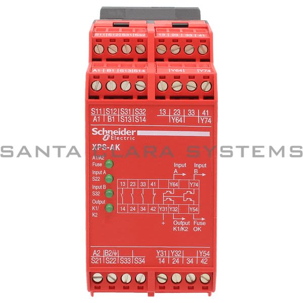 Telemecanique XPSAK351144P module XPSAK - Emergency stop - 120 V AC Product Image