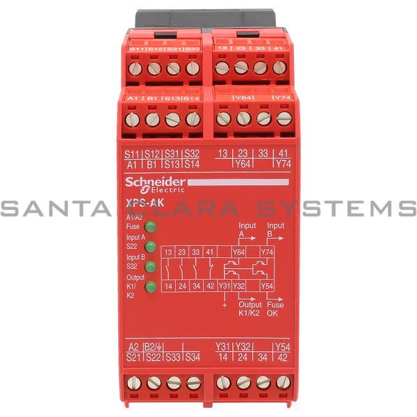 Telemecanique XPSAK371144P module XPSAK - Emergency stop - 230 V AC Product Image
