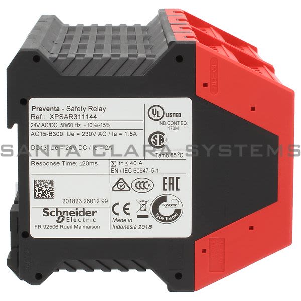 Telemecanique XPSAR311144 module XPSAR - Emergency stop - 24 V AC DC Product Image