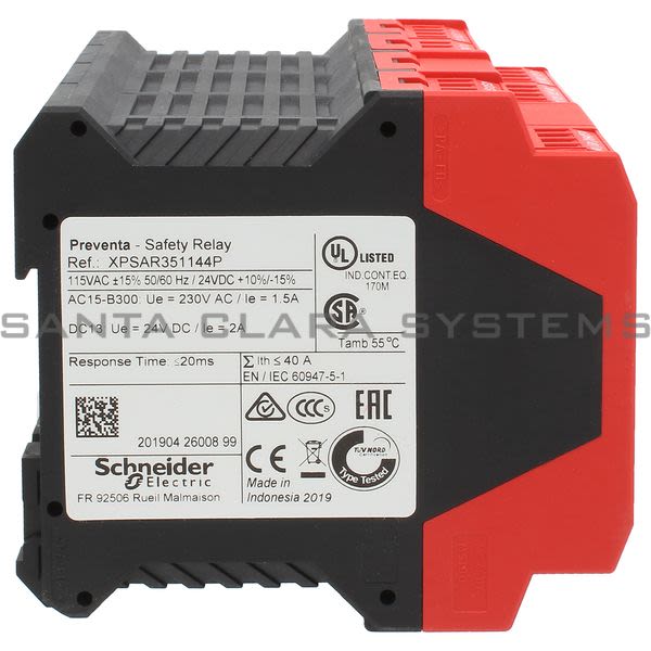 Telemecanique XPSAR351144P module XPSAR - Emergency stop - 115 V AC Product Image