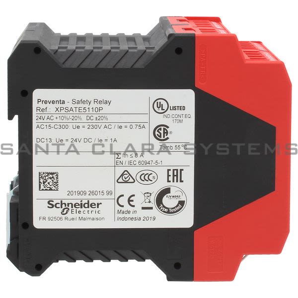 Telemecanique XPSATE5110P module XPSAT - Emergency stop - 24 V DC Product Image