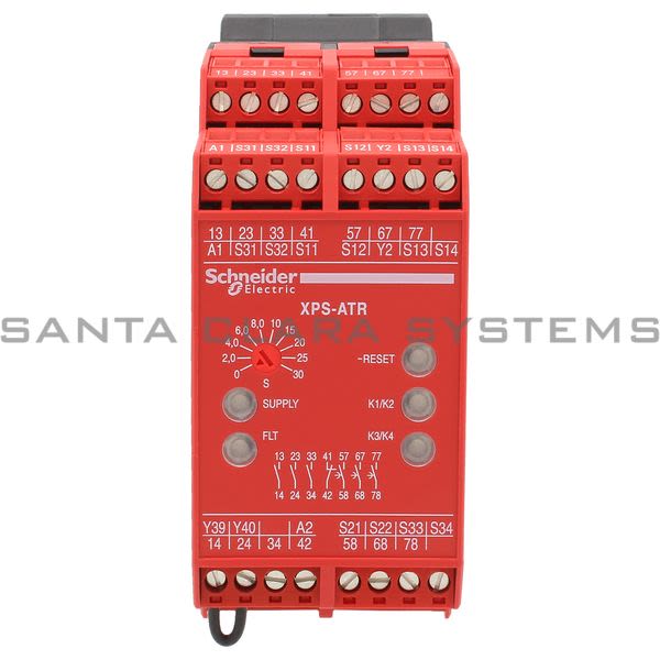 Telemecanique XPSATR11530P module XPSATR - Emergency stop and protective guard - 24V DC, time delay 30s Product Image