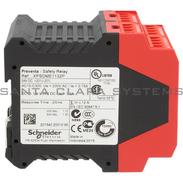 Telemecanique XPSDME1132P module XPSDM - 6 coded magnetic switch - 24 V DC Product Image
