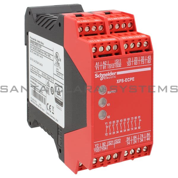 Telemecanique XPSECPE5131P module XPSEC - increasing the number of safety contacts - 24 V AC DC Product Image