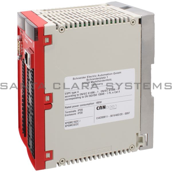 Telemecanique XPSMC32ZC safety controller XPS-MC - 24 V DC - 32 input - 48 LEDs signalling Product Image