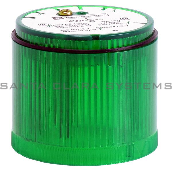 Telemecanique XVAC331 Stack Light Steady | Green Product Image