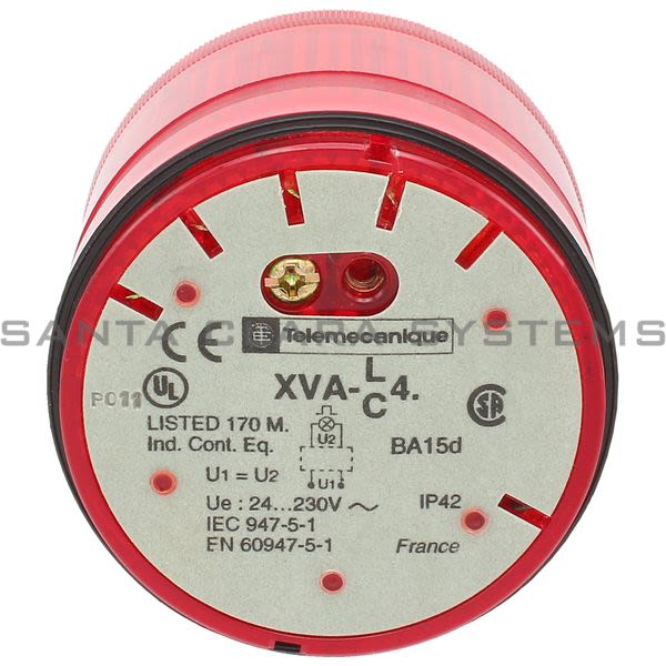 Telemecanique XVAC441 Strobe Light Flashing Red Product Image