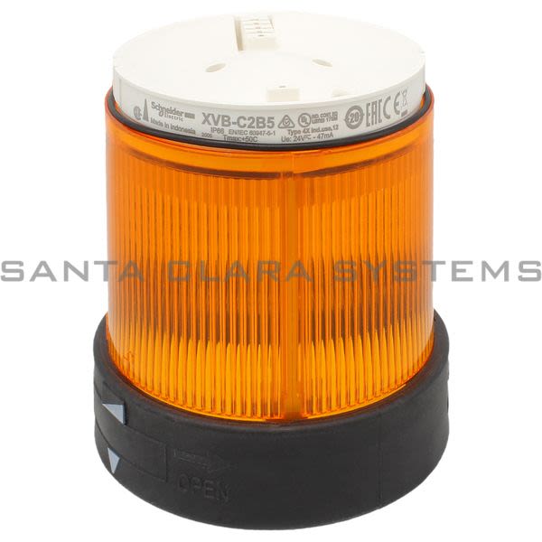 Telemecanique XVBC2B5 Orange Tower Light Product Image