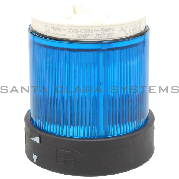 Telemecanique XVBC2B6 Signalling Unit Illuminated Blue Lens Product Image