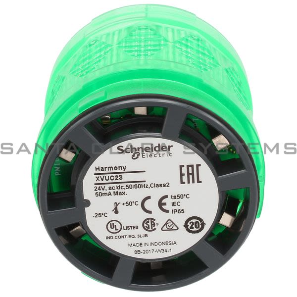 Telemecanique XVUC23 Stack Light Green Product Image