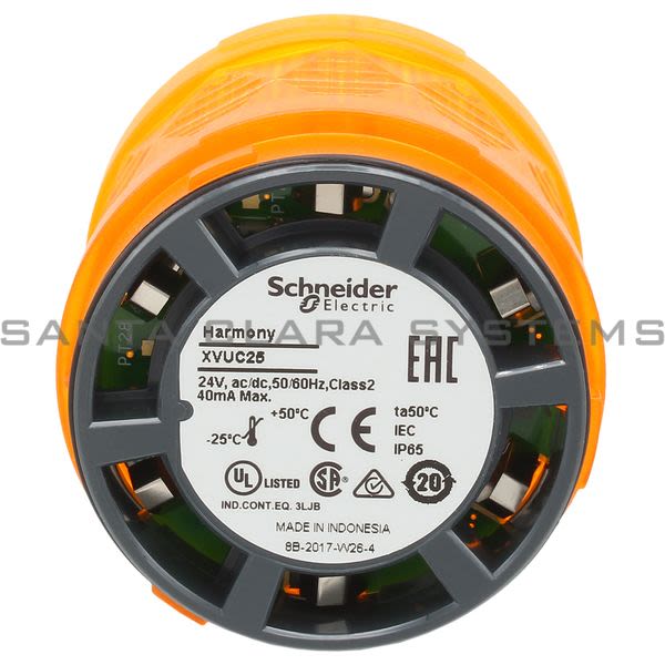 Telemecanique XVUC25 Stack Light Orange Product Image