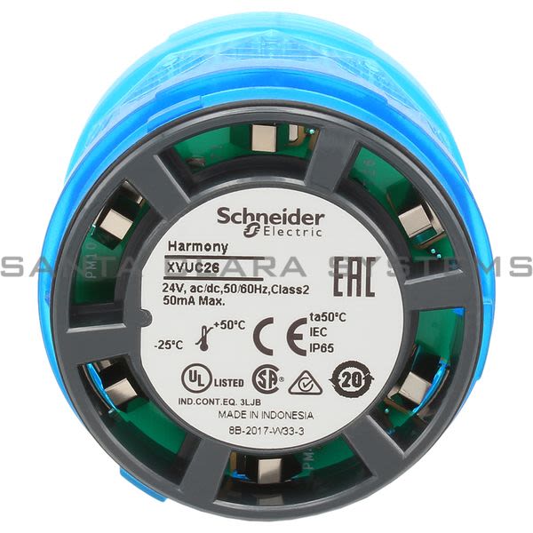 Telemecanique XVUC26 Stack Light Blue Product Image