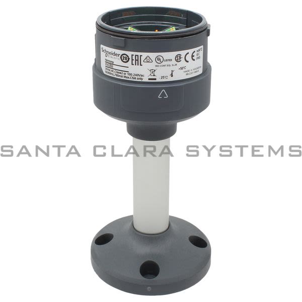 Telemecanique XVUZ02 Fixing plate with 100 mm aluminium pole for modular tower lights Product Image