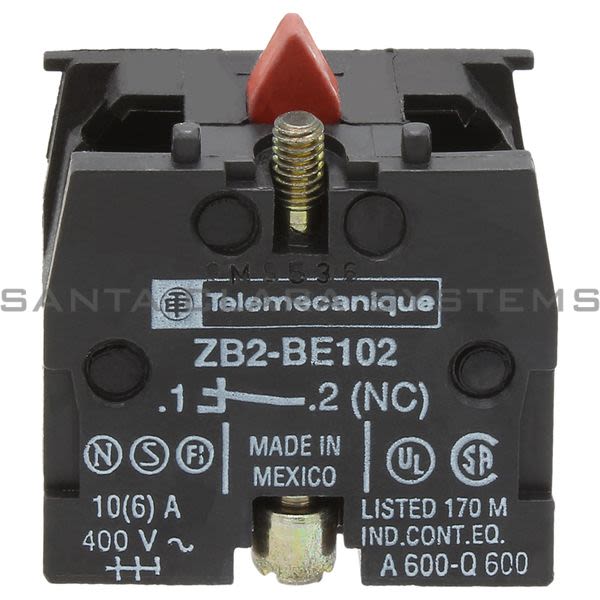 Telemecanique ZB2BE102 Contact Block Product Image