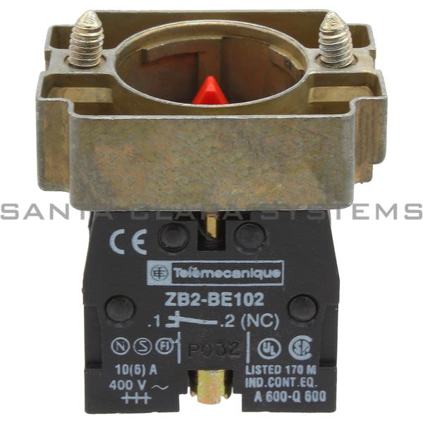 Telemecanique ZB2BZ104 Mounting Base With Contacts Product Image