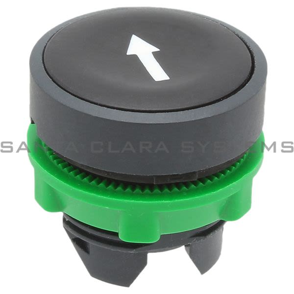 Telemecanique ZB5AA335 Black Flush Pushbutton Head Ø22 Spring Return | Up Arrow Product Image