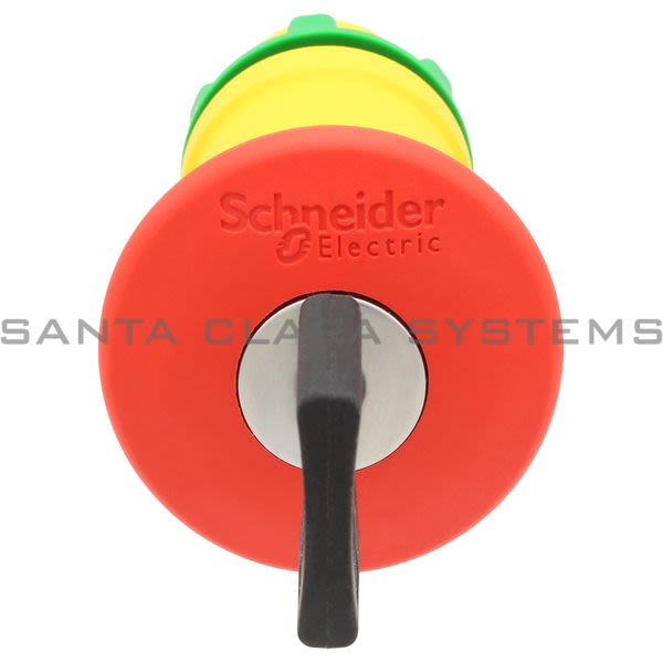 Telemecanique ZB5AS944 Trigger Action Key Release Mushroom Head Push Button Product Image